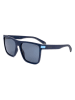 Polaroid Okulary przeciwsłoneczne unisex w kolorze granatowym