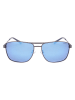 Polaroid Herren-Sonnenbrille in Silber/ Hellblau