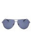 Polaroid Herren-Sonnenbrille in Silber/ Blau