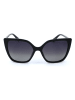 Polaroid Damen-Sonnenbrille in Schwarz/ Dunkelblau