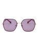 Polaroid Damen-Sonnenbrille in Gold/ Lila