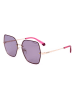 Polaroid Damen-Sonnenbrille in Gold/ Lila
