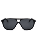 Polaroid Okulary przeciwsłoneczne unisex w kolorze czarnym