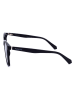 Polaroid Okulary przeciwsłoneczne unisex w kolorze czarno-granatowym