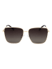 Polaroid Damen-Sonnenbrille in Gold/ Braun
