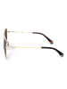 Polaroid Damen-Sonnenbrille in Gold/ Braun