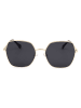 Polaroid Damen-Sonnenbrille in Gold/ Schwarz