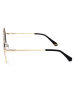 Polaroid Damen-Sonnenbrille in Gold/ Schwarz