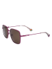 Polaroid Damen-Sonnenbrille in Lila/ Braun