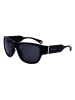 Polaroid Unisex-Sonnenbrille in Schwarz/ Dunkelblau