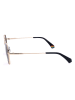 Polaroid Okulary przeciwsłoneczne unisex w kolorze złoto-brązowym