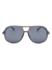 Polaroid Okulary przeciwsłoneczne unisex w kolorze szaro-niebieskim