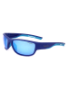 Polaroid Okulary przeciwsłoneczne unisex w kolorze niebiesko-błękitnym