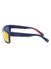 Polaroid Męskie okulary przeciwsłoneczne w kolorze granatowo-pomarańczowym