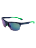 Polaroid Unisex-Sonnenbrille in Dunkelblau/ Blau