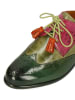MELVIN & HAMILTON Leder-Schnürschuhe "Selina 41" in Grün/ Pink