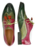 MELVIN & HAMILTON Leder-Schnürschuhe "Selina 41" in Grün/ Pink