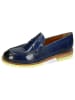 MELVIN & HAMILTON Leder-Mokassins "Regine 6" in Blau/ Gelb