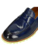 MELVIN & HAMILTON Leder-Mokassins "Regine 6" in Blau/ Gelb