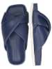MELVIN & HAMILTON Leren slippers "Amara 9" blauw
