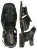 MELVIN & HAMILTON Leder-Sandalen "Everly 1" in Schwarz