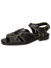 MELVIN & HAMILTON Leder-Sandalen "Everly 1" in Schwarz/ Limette