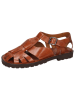 MELVIN & HAMILTON Leren enkelsandalen lichtbruin