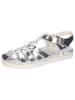 MELVIN & HAMILTON Leren enkelsandalen "Siri 1" zilverkleurig