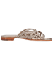 MELVIN & HAMILTON Leren slippers "Elodie 64" goudkleurig