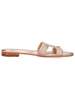 MELVIN & HAMILTON Leren slippers "Hanna 83" lichtroze