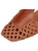 MELVIN & HAMILTON Leren enkelsandalen "Sandrine 6" lichtbruin
