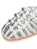 MELVIN & HAMILTON Leren enkelsandalen "Keyla 2" zilverkleurig