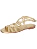 MELVIN & HAMILTON Leren sandalen "Elodie 80" goudkleurig