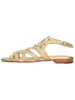 MELVIN & HAMILTON Leren sandalen "Elodie 80" goudkleurig