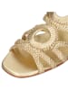 MELVIN & HAMILTON Leren sandalen "Elodie 80" goudkleurig