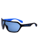 adidas Unisex-Sonnenbrille in Schwarz/ Blau