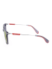 adidas Unisex-Sonnenbrille in Grau/ Silber/ Rot/ Gelb