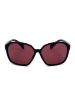 adidas Damskie okulary przeciwsłoneczne w kolorze czarno-czerwonym