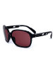 adidas Damskie okulary przeciwsłoneczne w kolorze czarno-czerwonym