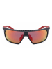 adidas Okulary przeciwsłoneczne unisex w kolorze czarno-czerwono-żółtym