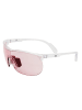 adidas Damen-Sonnenbrille in Transparent/ Rosa