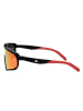 adidas Herren-Sonnenbrille in Schwarz/ Rot-Gelb
