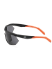 adidas Damen-Sonnenbrille in Schwarz/ Orange/ Grau