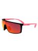 adidas Unisekszonnebril zwart-roze/rood-geel