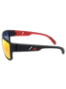 adidas Herren-Sonnenbrille in Schwarz/ Gelb-Rot