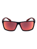 adidas Męskie okulary przeciwsłoneczne w kolorze czarno-czerwono-żółtym