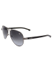 Lacoste Unisex-Sonnenbrille in Schwarz/ Grau