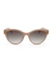 Lacoste Damen-Sonnenbrille in Hellbraun/ Grau