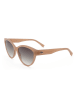 Lacoste Damen-Sonnenbrille in Hellbraun/ Grau