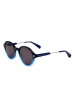 Sergio Tacchini Damen-Sonnenbrille in Dunkelblau/ Grau